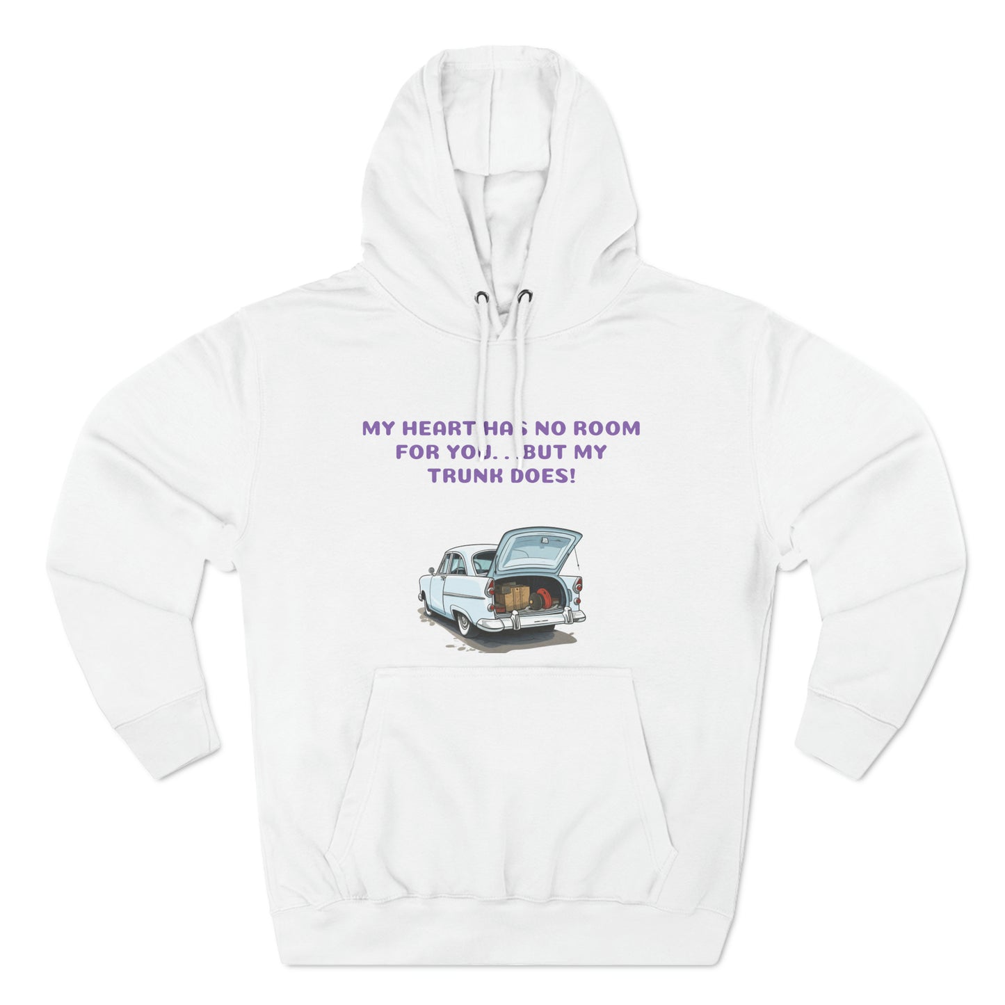 Three-Panel Fleece Hoodie